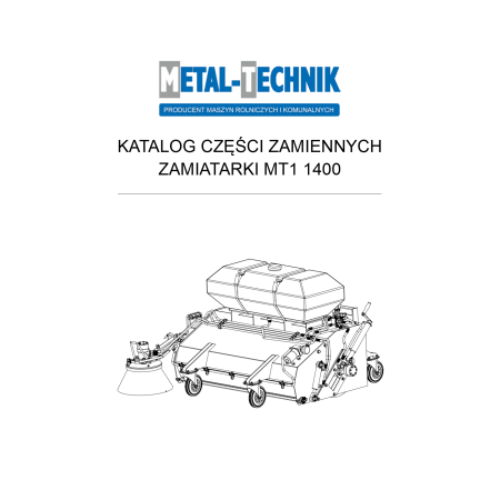 Części zamienne - Zamiatarka MT1